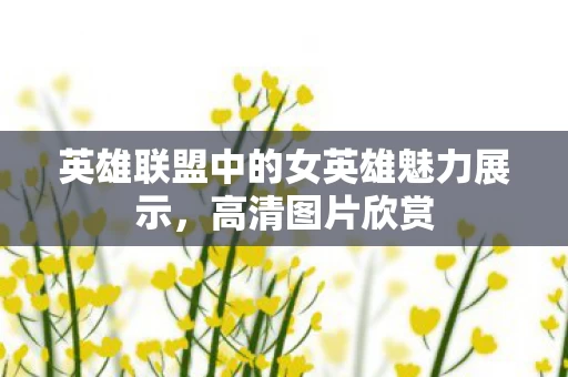 英雄联盟中的女英雄魅力展示图片