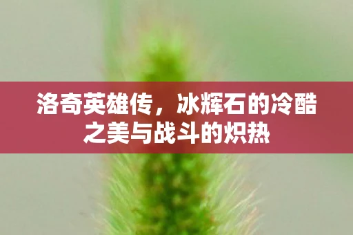 洛奇英雄传，冰辉石的冷酷之美与战斗的炽热