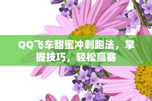 QQ飞车甜蜜冲刺跑法图片