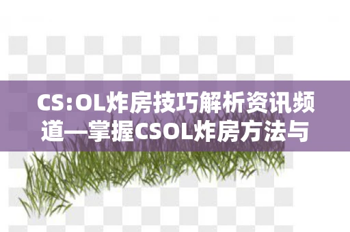 CS:OL炸房技巧解析资讯频道—掌握CSOL炸房方法与策略