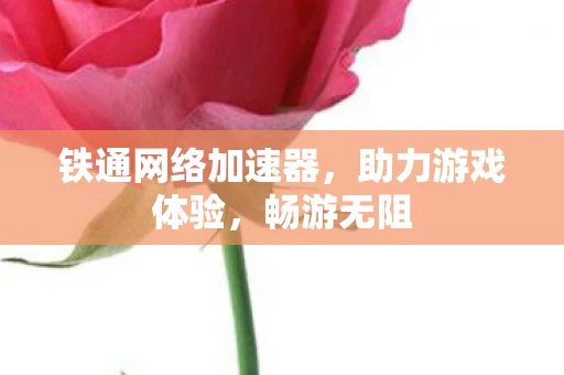 铁通网络加速器，助力游戏体验，畅游无阻