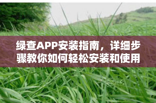 详细步骤教你如何轻松安装和使用绿查APP图片