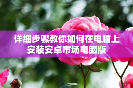 详细步骤教你如何在电脑上安装安卓市场电脑版图片