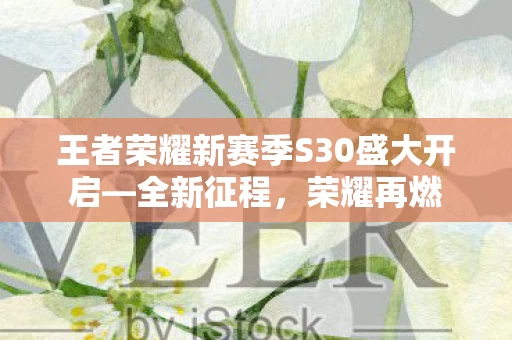 王者荣耀新赛季S30盛大开启图片