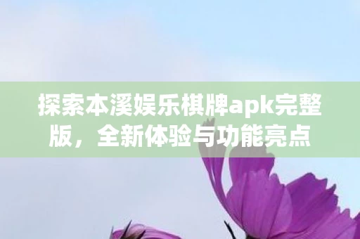 探索本溪娱乐棋牌apk完整版图片