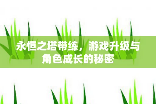 游戏升级与角色成长的秘密图片