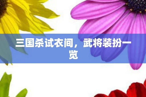 三国杀试衣间图片