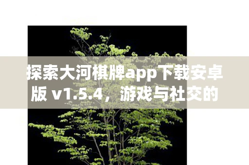 探索大河棋牌app下载安卓版 v1.5.4，游戏与社交的完美融合