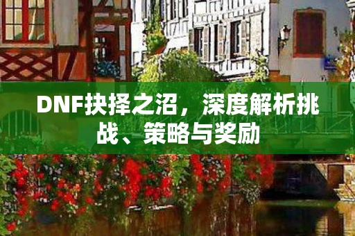 DNF抉择之沼，深度解析挑战、策略与奖励