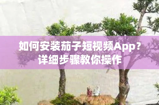 如何安装茄子短视频App？详细步骤教你操作