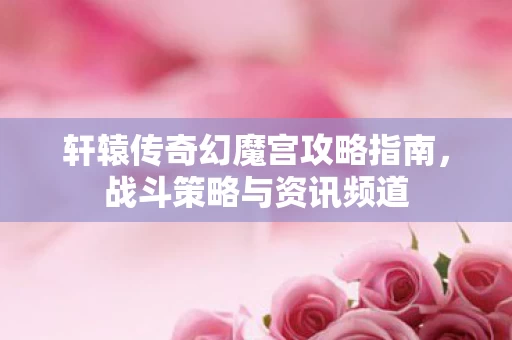 轩辕传奇幻魔宫攻略指南图片