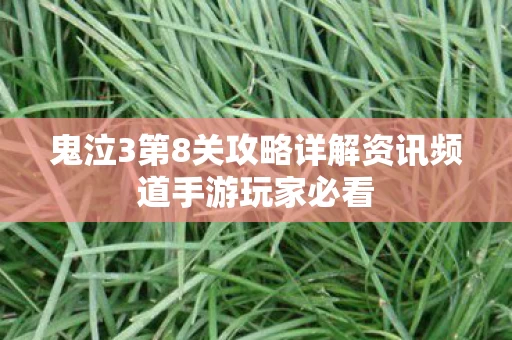 鬼泣3第8关攻略详解资讯频道手游玩家必看图片
