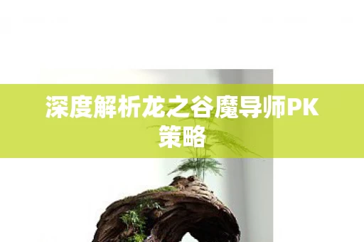 深度解析龙之谷魔导师PK策略图片
