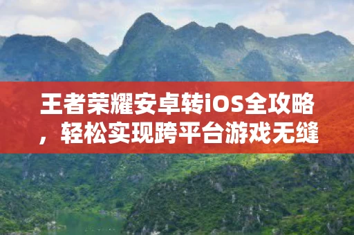 王者荣耀安卓转iOS全攻略图片