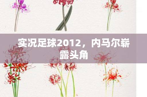 实况足球2012，内马尔崭露头角