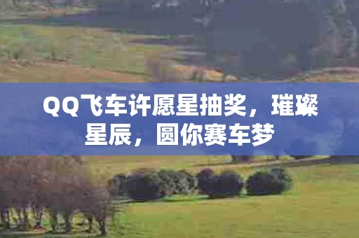 QQ飞车许愿星抽奖图片