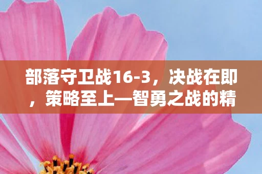 部落守卫战16图片