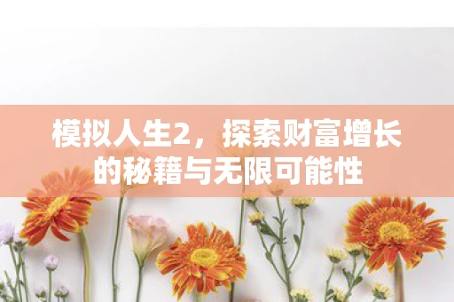 模拟人生2，探索财富增长的秘籍与无限可能性