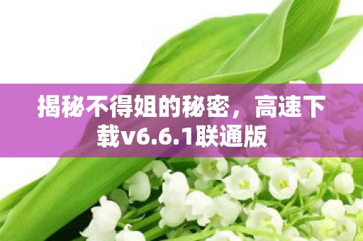 揭秘不得姐的秘密，高速下载v6.6.1联通版