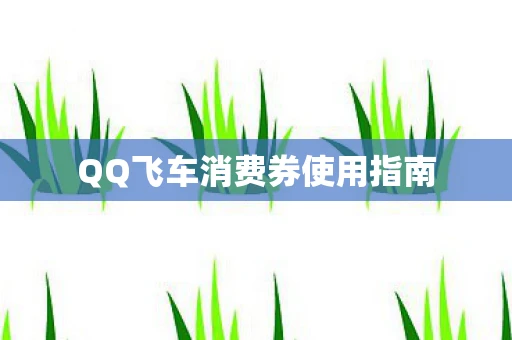 QQ飞车消费券使用指南