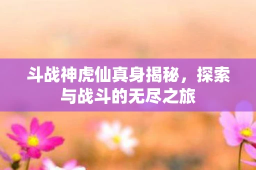 斗战神虎仙真身揭秘，探索与战斗的无尽之旅