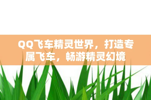QQ飞车精灵世界，打造专属飞车，畅游精灵幻境