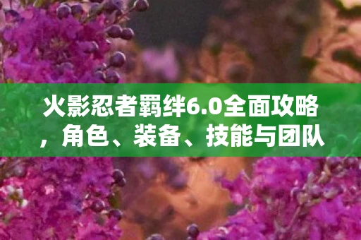 火影忍者羁绊6.0全面攻略，角色、装备、技能与团队协作