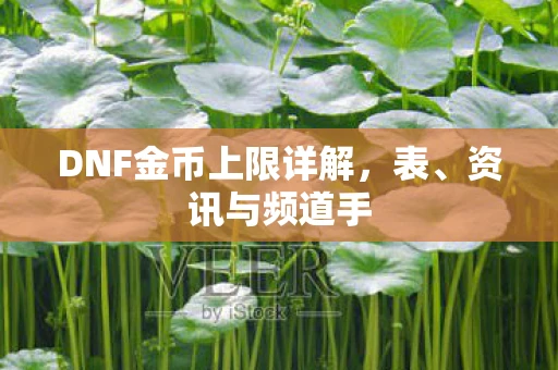 DNF金币上限详解，表、资讯与频道手