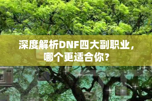 深度解析DNF四大副职业，哪个更适合你？