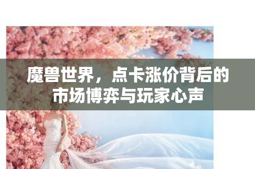 魔兽世界,点卡涨价背后的市场博弈与玩家心声 魔兽世界,点卡涨价背后的市场博弈与玩家心声