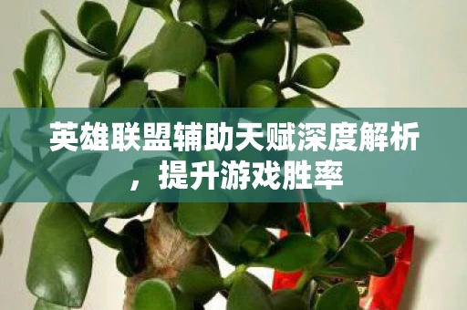 英雄联盟辅助天赋深度解析，提升游戏胜率