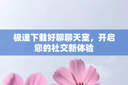 极速下载好聊聊天室图片
