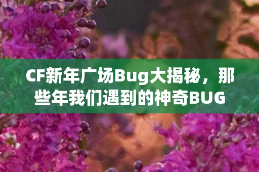 CF新年广场Bug大揭秘，那些年我们遇到的神奇BUG