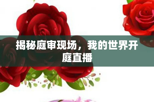 揭秘庭审现场，我的世界开庭直播