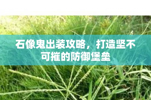 石像鬼出装攻略，打造坚不可摧的防御堡垒