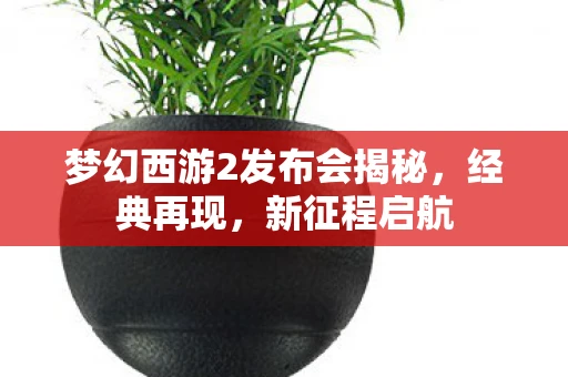 梦幻西游2发布会揭秘，经典再现，新征程启航