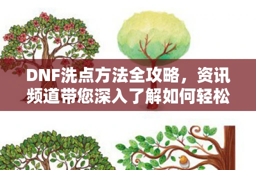 DNF洗点方法全攻略，资讯频道带您深入了解如何轻松洗点