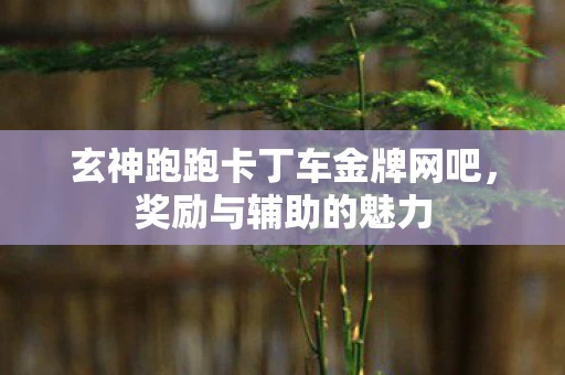 玄神跑跑卡丁车金牌网吧，奖励与辅助的魅力