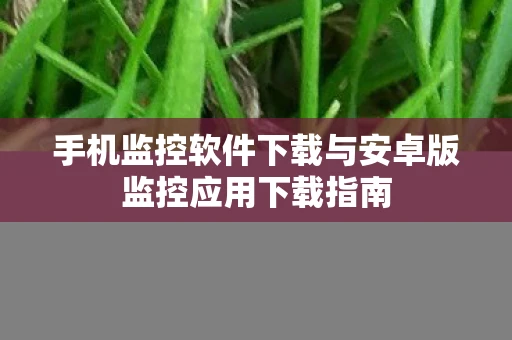 手机监控软件下载与安卓版监控应用下载指南