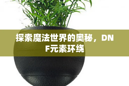 探索魔法世界的奥秘，DNF元素环绕