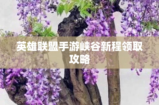 英雄联盟手游峡谷新程领取攻略 英雄联盟手游峡谷新程领取攻略