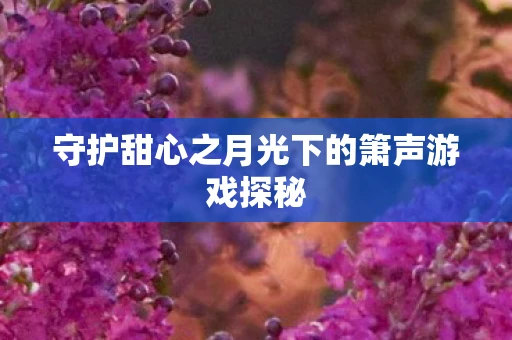 守护甜心之月光下的箫声游戏探秘