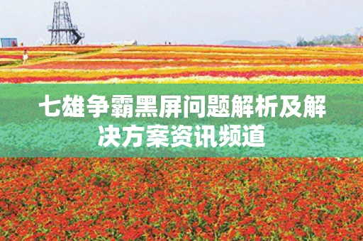 七雄争霸黑屏问题解析及解决方案资讯频道