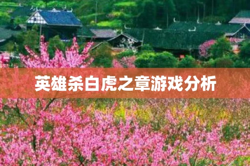 英雄杀白虎之章游戏分析