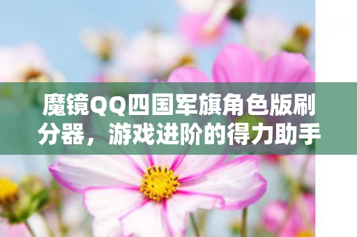 魔镜QQ四国军旗角色版刷分器，游戏进阶的得力助手