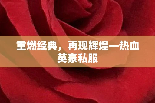 重燃经典，再现辉煌—热血英豪私服