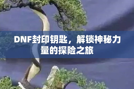 DNF封印钥匙，解锁神秘力量的探险之旅