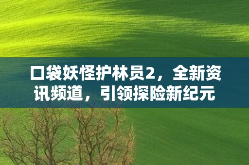 口袋妖怪护林员2，全新资讯频道，引领探险新纪元