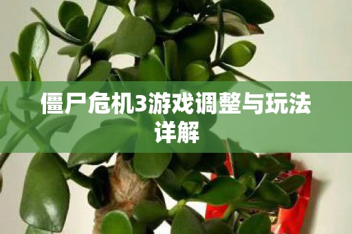 僵尸危机3游戏调整与玩法详解