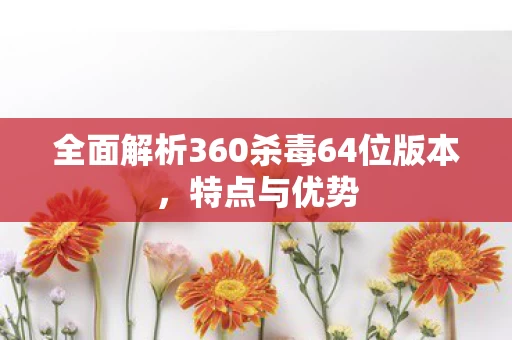 全面解析360杀毒64位版本图片
